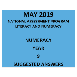 2019 ACARA NAPLAN Numeracy Answers Year 9